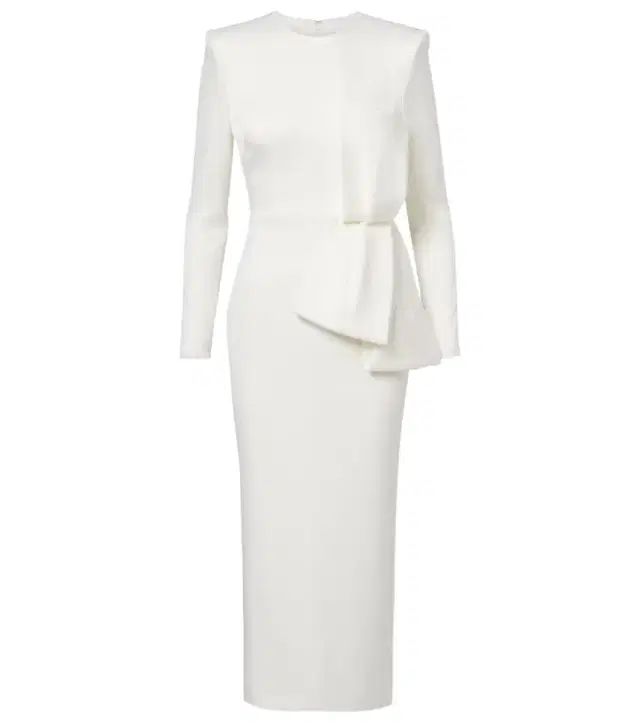 Alex Perry Bow-detail crêpe satin gown