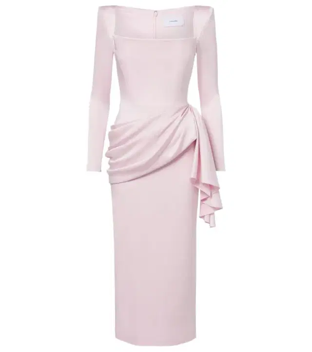 Alex Perry Draped crêpe satin cocktail dress