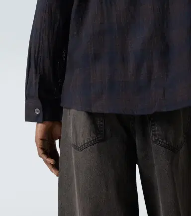 Frame Plaid wool shirt | Thumbnail 4