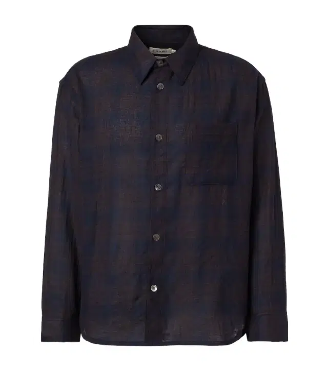 Plaid wool shirt