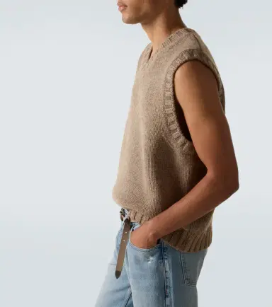 Frame Yak and wool sweater vest | Thumbnail 4