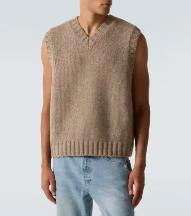 Frame Yak and wool sweater vest | Thumbnail 5