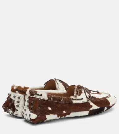 Le Monde Béryl Le Monde Béryl Printed calf hair driving shoes | Thumbnail 3