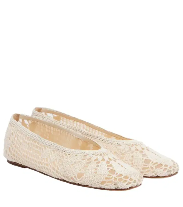 Magda Butrym Crochet ballet flats