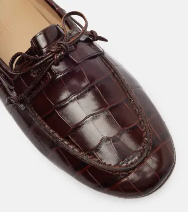 Le Monde Béryl Le Monde Béryl Croc-effect driving shoes | Thumbnail 5 Le Monde Béryl Le Monde Béryl Croc-effect driving shoes | Thumbnail 5