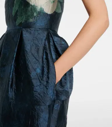 Erdem Floral jacquard gown | Thumbnail 4 Erdem Floral jacquard gown | Thumbnail 4