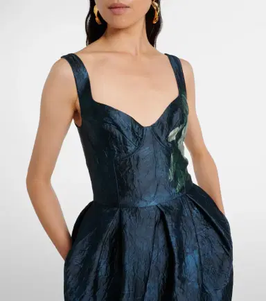 Erdem Floral jacquard gown | Thumbnail 5 Erdem Floral jacquard gown | Thumbnail 5