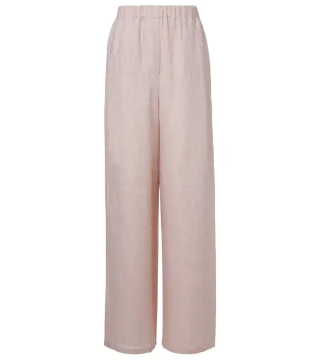 Loro Piana Valerio linen wide-leg pants