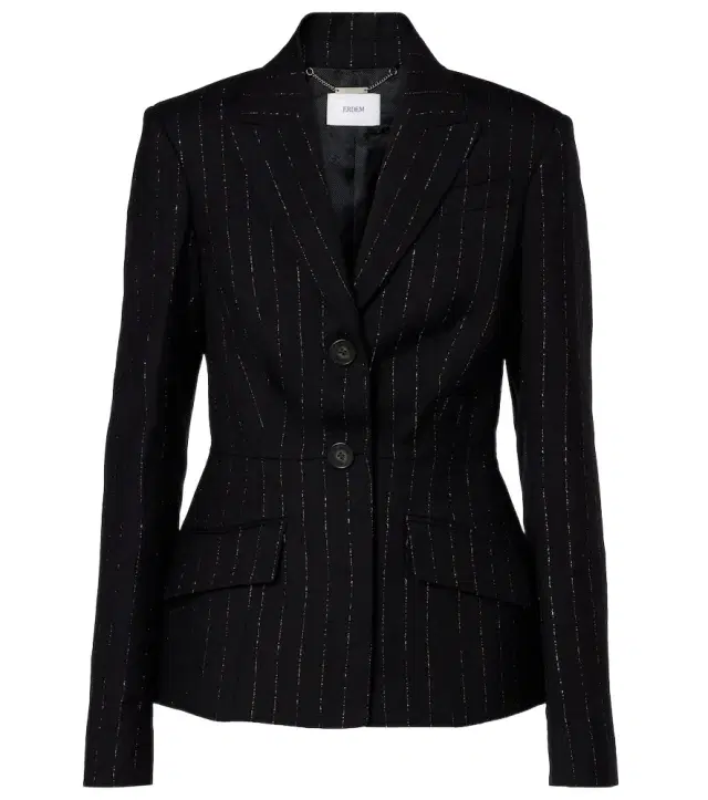 Erdem Pinstripe wool blazer