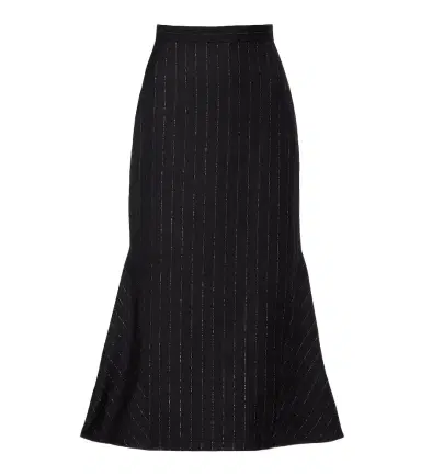 Erdem Pinstripe wool midi skirt | Thumbnail 1 Erdem Pinstripe wool midi skirt | Thumbnail 1