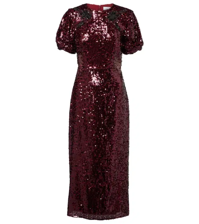 Sequined midi dress