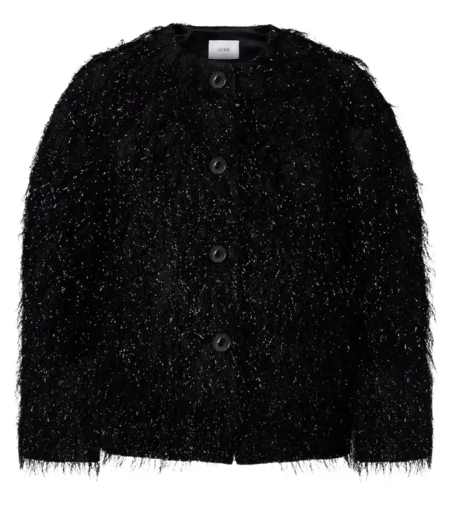 Erdem Lurex fil coupé jacket