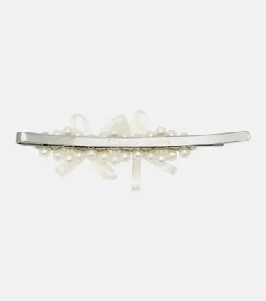 Simone Rocha Faux pearl-embellished hair clip | Thumbnail 2
