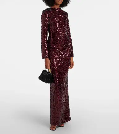 Erdem Draped sequined gown | Thumbnail 6 Erdem Draped sequined gown | Thumbnail 6
