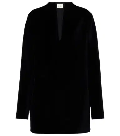 Khaite Aleena velvet minidress | Thumbnail 1