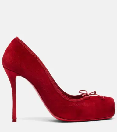 Christian Louboutin Cassia Nodo 100 suede pumps | Thumbnail 4
