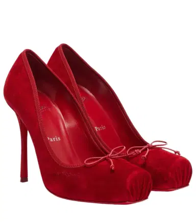 Christian Louboutin Cassia Nodo 100 suede pumps | Thumbnail 1