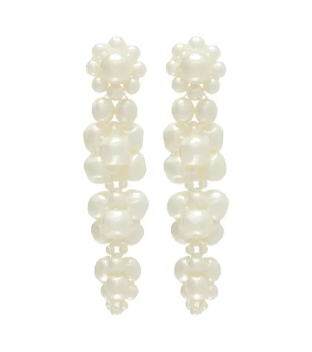Simone Rocha Drip faux pearl drop earrings