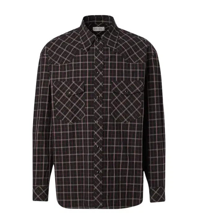 Lemaire Checked cotton shirt