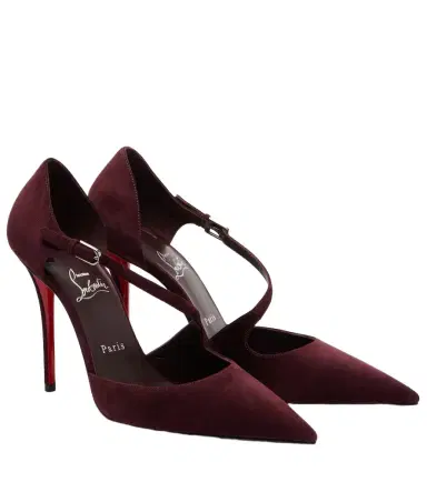 Christian Louboutin Miss Ziggyta 100 suede pumps | Thumbnail 1