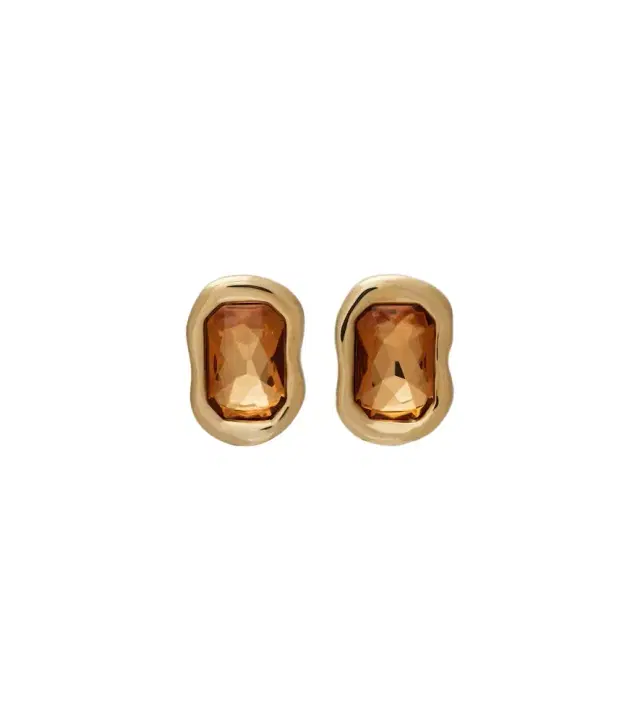 Sculptural Crystal embellished earrings