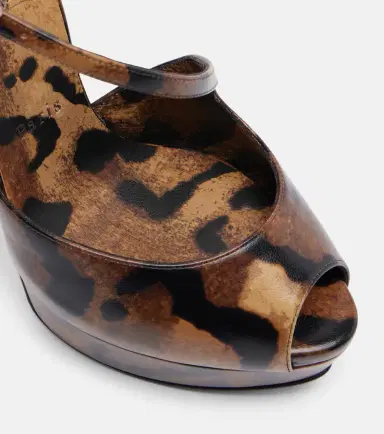 Christian Louboutin Miss Zigourata 160 leather platform pumps | Thumbnail 3 Christian Louboutin Miss Zigourata 160 leather platform pumps | Thumbnail 3