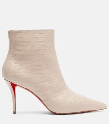 Christian Louboutin Snake-effect leather ankle boots | Thumbnail 2 Christian Louboutin Snake-effect leather ankle boots | Thumbnail 2