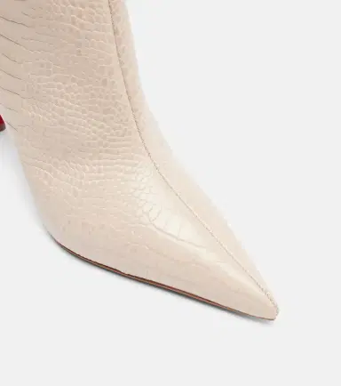 Christian Louboutin Snake-effect leather ankle boots | Thumbnail 3 Christian Louboutin Snake-effect leather ankle boots | Thumbnail 3