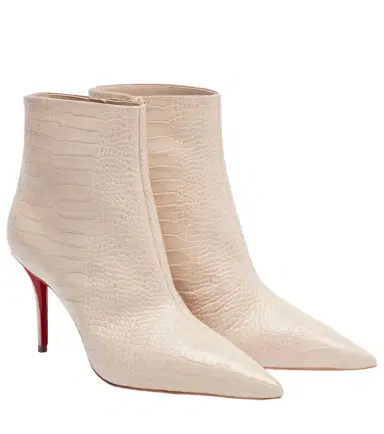 Christian Louboutin Snake-effect leather ankle boots | Thumbnail 1 Christian Louboutin Snake-effect leather ankle boots | Thumbnail 1