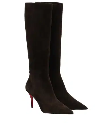 Christian Louboutin Suede knee-high boots | Thumbnail 1
