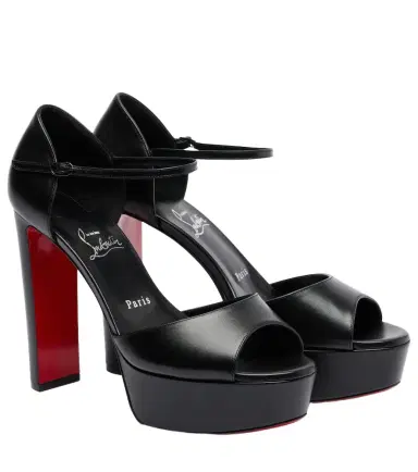 Christian Louboutin Sandaloo 130 leather platform sandals | Thumbnail 1 Christian Louboutin Sandaloo 130 leather platform sandals | Thumbnail 1