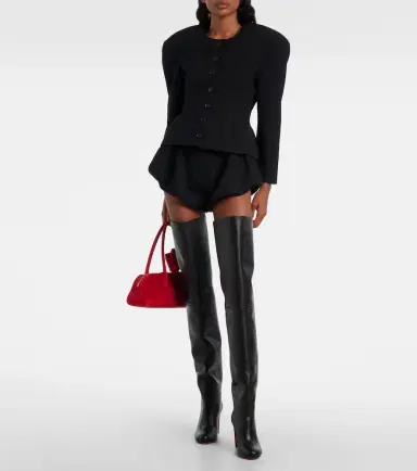 Christian Louboutin Loo 85 leather over-the-knee boots | Thumbnail 5