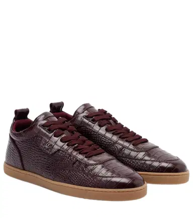 Christian Louboutin Tutti Rui croc-effect leather sneakers | Thumbnail 1 Christian Louboutin Tutti Rui croc-effect leather sneakers | Thumbnail 1