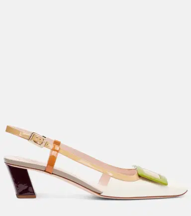 Roger Vivier Belle Vivier 45 leather slingback pumps | Thumbnail 2 Roger Vivier Belle Vivier 45 leather slingback pumps | Thumbnail 2