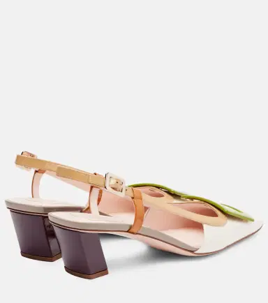 Roger Vivier Belle Vivier 45 leather slingback pumps | Thumbnail 3 Roger Vivier Belle Vivier 45 leather slingback pumps | Thumbnail 3