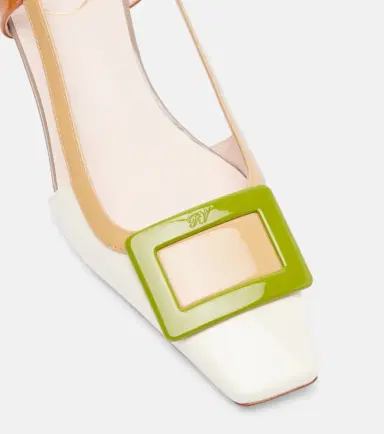 Roger Vivier Belle Vivier 45 leather slingback pumps | Thumbnail 4 Roger Vivier Belle Vivier 45 leather slingback pumps | Thumbnail 4