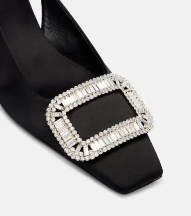 Roger Vivier Belle Vivier 45 satin slingback pumps | Thumbnail 4 Roger Vivier Belle Vivier 45 satin slingback pumps | Thumbnail 4