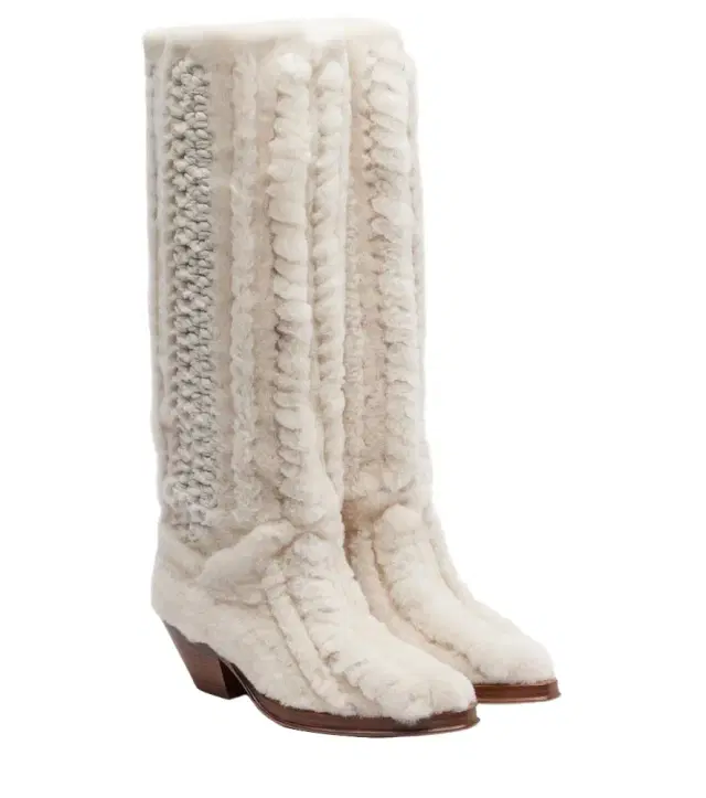 Joseph shearling knee-high boots