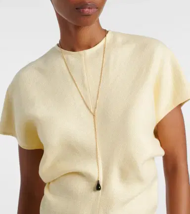 TOTEME Onyx gold-plated necklace | Thumbnail 4 TOTEME Onyx gold-plated necklace | Thumbnail 4