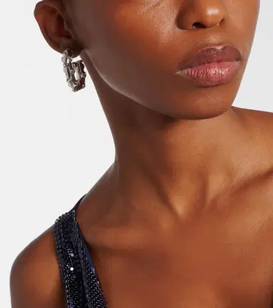 Rabanne Crystal-embellished hoop earrings | Thumbnail 6