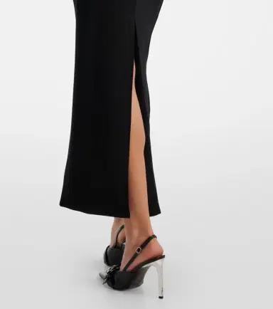Courreges Courrèges One-shoulder crêpe maxi dress | Thumbnail 3