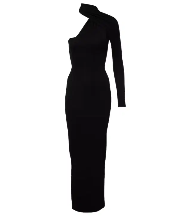 Courreges Courrèges One-shoulder crêpe maxi dress