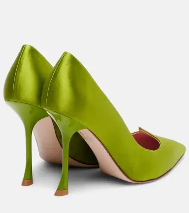 Roger Vivier I Love Vivier 100 satin pumps | Thumbnail 3