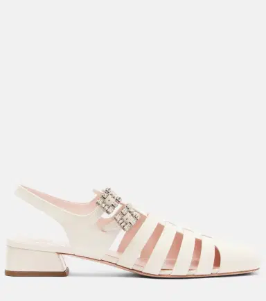 Roger Vivier Mini Très Vivier 25 leather sandals | Thumbnail 3