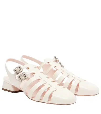 Roger Vivier Mini Très Vivier 25 leather sandals | Thumbnail 1