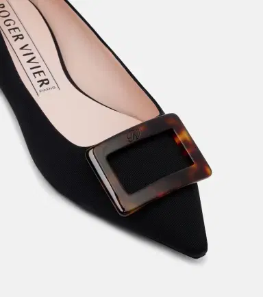 Roger Vivier Gommettine grosgrain ballet flats | Thumbnail 2