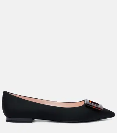 Roger Vivier Gommettine grosgrain ballet flats | Thumbnail 3