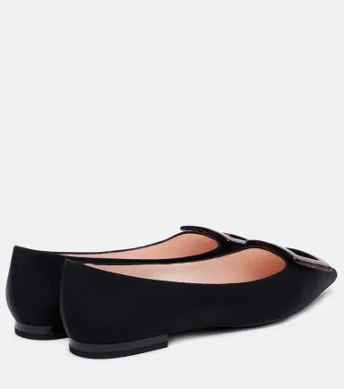Roger Vivier Gommettine grosgrain ballet flats | Thumbnail 4