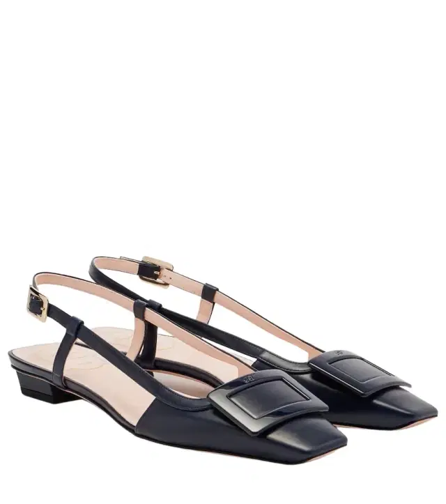 Belle Vivier 25 leather slingback flats Belle Vivier 25 leather slingback flats