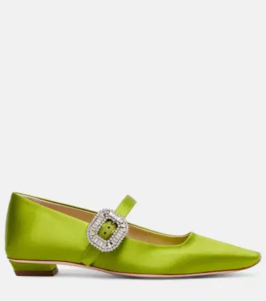 Roger Vivier Belle Vivier 25 satin Mary Jane flats | Thumbnail 4 Roger Vivier Belle Vivier 25 satin Mary Jane flats | Thumbnail 4